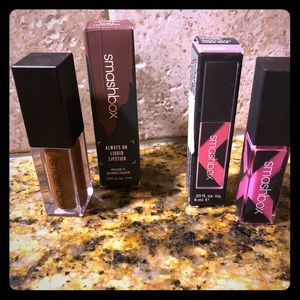 SMASHBOX LIP BUNDLE (2)! FULL SIZE- BNWB!!